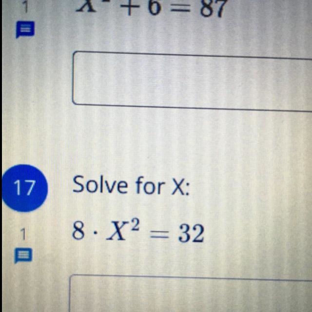 Solve for X question 17-example-1