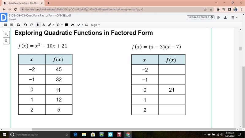 Hey pretty simple can someone fill out the rest of this second (right side) graph-example-1