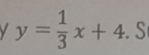 The equation for line A is given by y = 1/2 x + 4 suppose line A is parallel to line-example-1