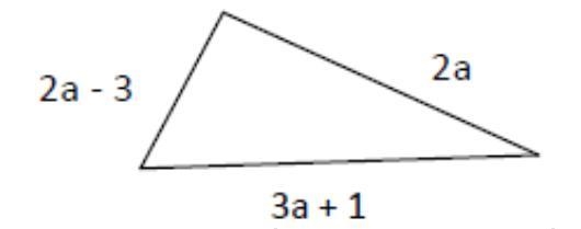 HELP PLEASE! The perimeter is 22. How much bigger is the longest side than the shortest-example-1