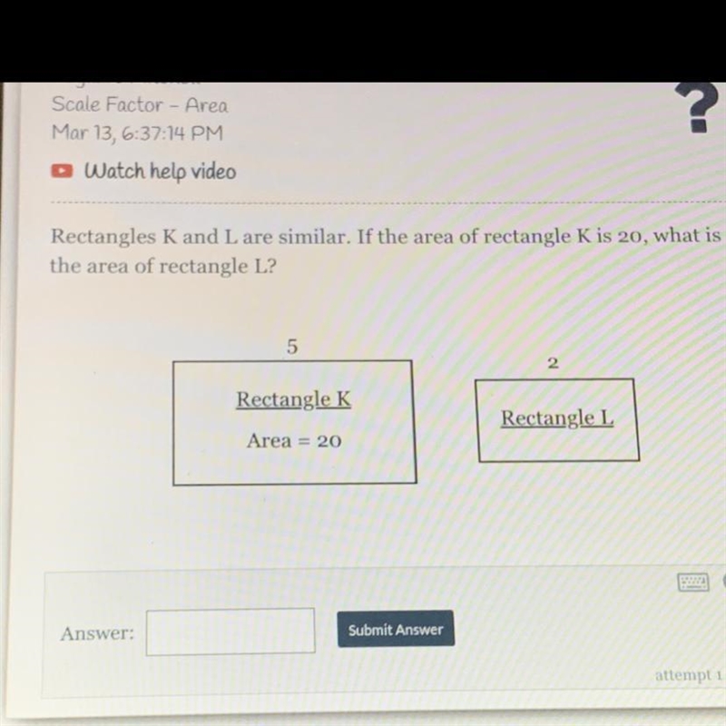 Area of rectangle L …………………..-example-1