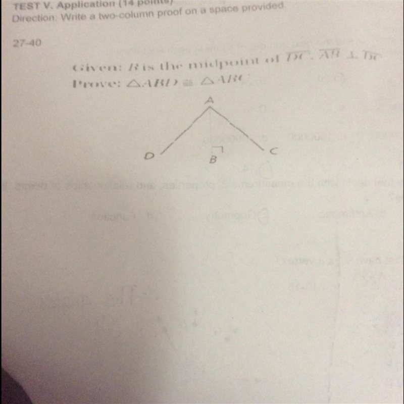 Write a two-column proof on a space provided-example-1