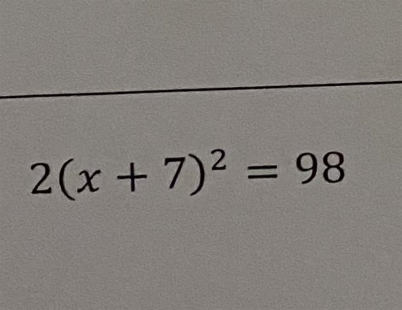 Solve using the square root method-example-1