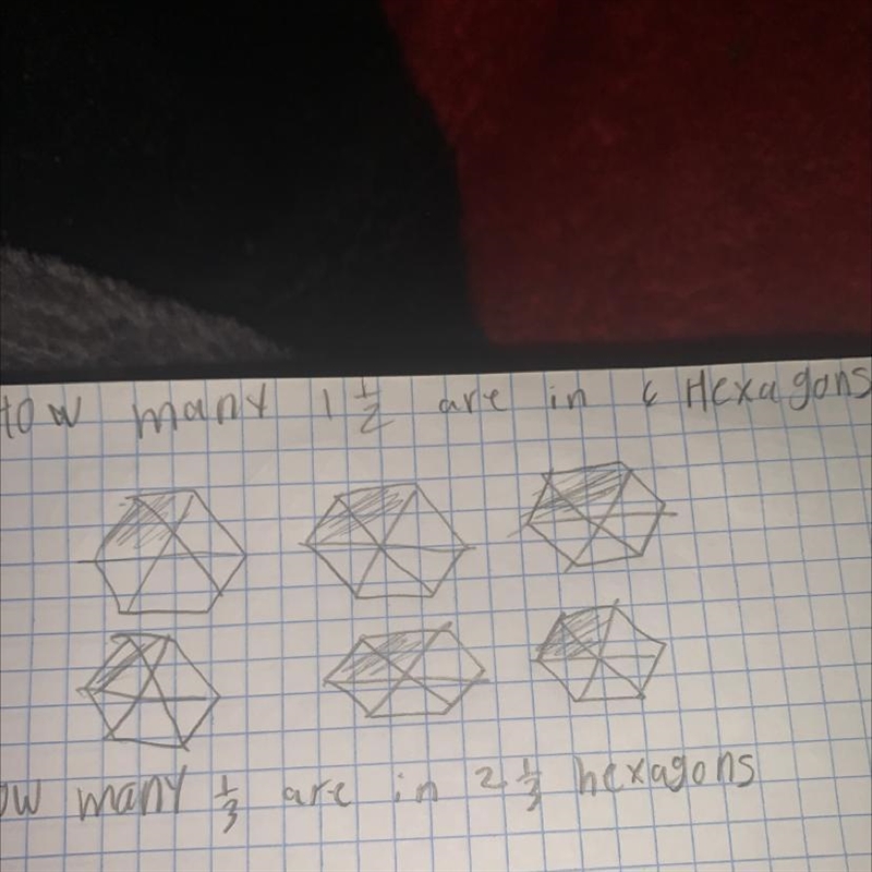 How many 1 1/2 are in 6 hexagons-example-1