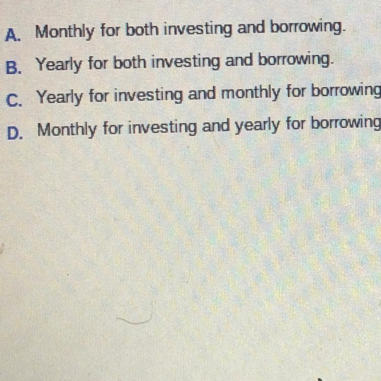 Interest can be compounded for different time periods, such as monthly or yearly. If-example-1