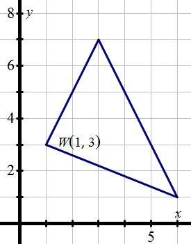 The figure above is rotated 270° counterclockwise about the origin. What are the coordinates-example-1