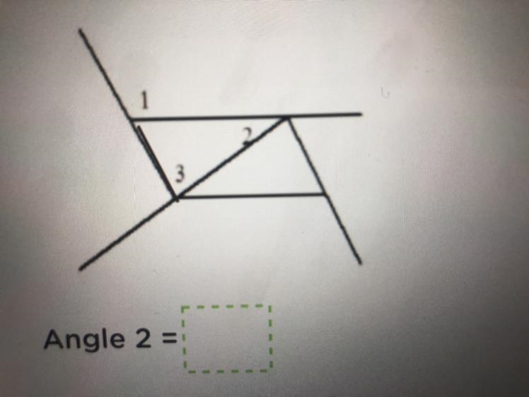 if the measure of angle 1 is 100 degrees and the measure of angle 3 is 60 degrees-example-1