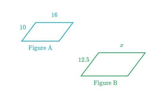 Figure AAA is a scale image of Figure BBB. What is the value of xxx? Quick!-example-1