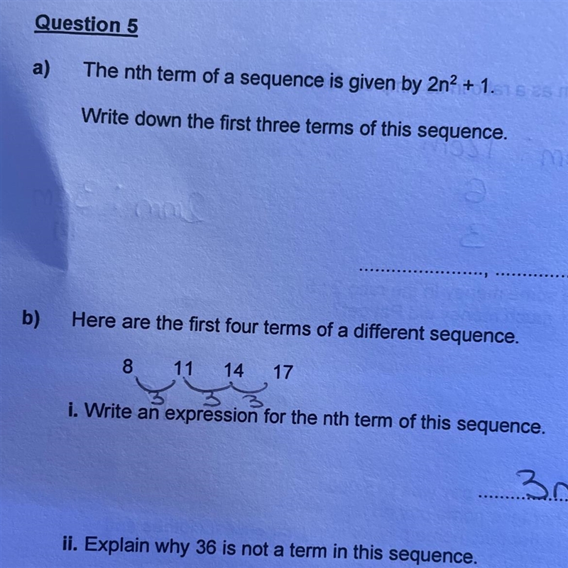 Answer 5a please :)-example-1