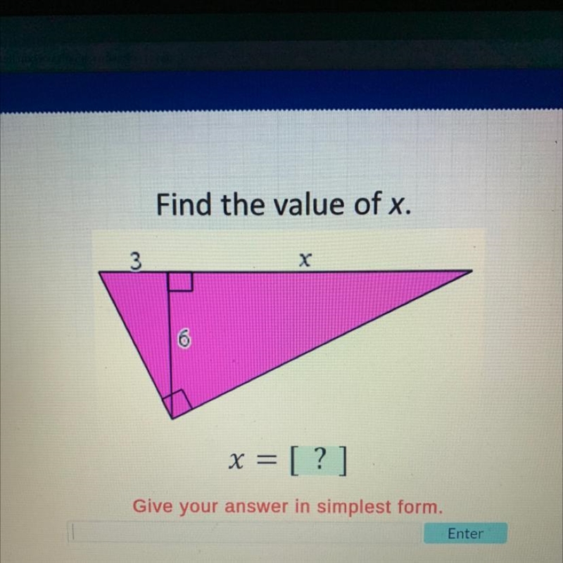 Need help asap What’s the value of x-example-1