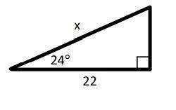 Find the value of x. Round to the nearest tenth.-example-1