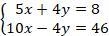 Solve this system of linear equations without graphing: pls round your question to-example-1