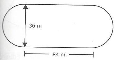 Lester runs track and field every year. A sketch of the track he runs on is shown-example-1