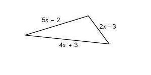 Express the perimeter of the triangle as a polynomial.-example-1