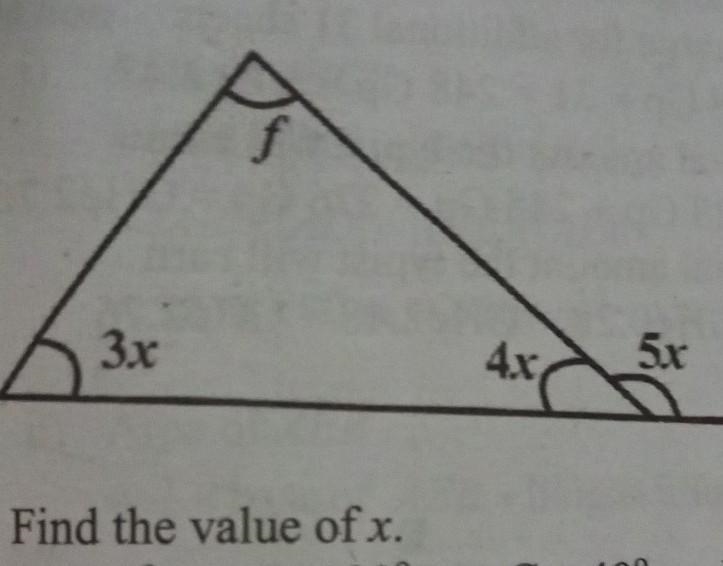 What is the value of x find the value of f​-example-1