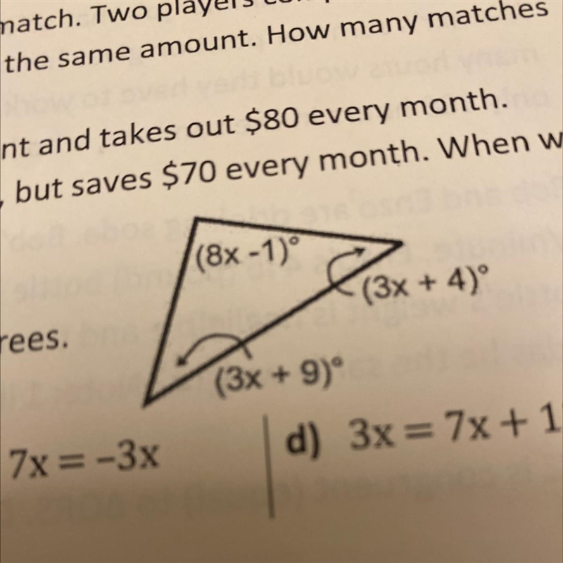 What does x equal? ** use algebraic methods**-example-1