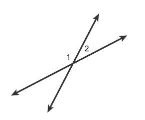 Which relationships describe angles 1 and 2? Select each correct answer. complementary-example-1