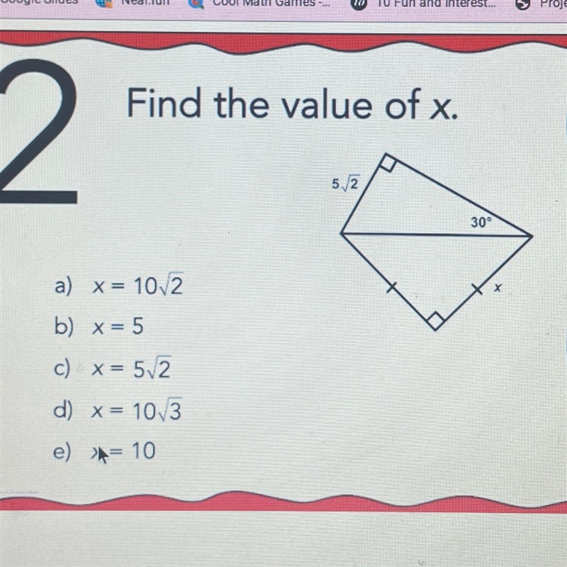 Find the value of x.-example-1