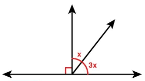 Solve for x: x = Answers: 22.5 30 45-example-1