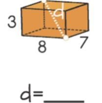 I need major help on this one. I need to find d by using the Pythagorean Theorem-example-1