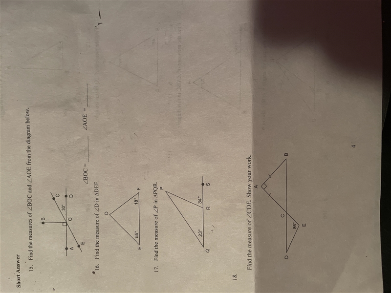 Find the measures of Find the measure of Find the measure of Find the measure of-example-1