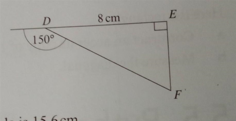 Using a compass, construct an accurate copy of triangle DEF. Check that EF = 4.6 cm-example-1