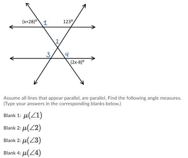 3. PLEASE ANSWER ATTACHED Parrallel lines with multiple transversals-example-1