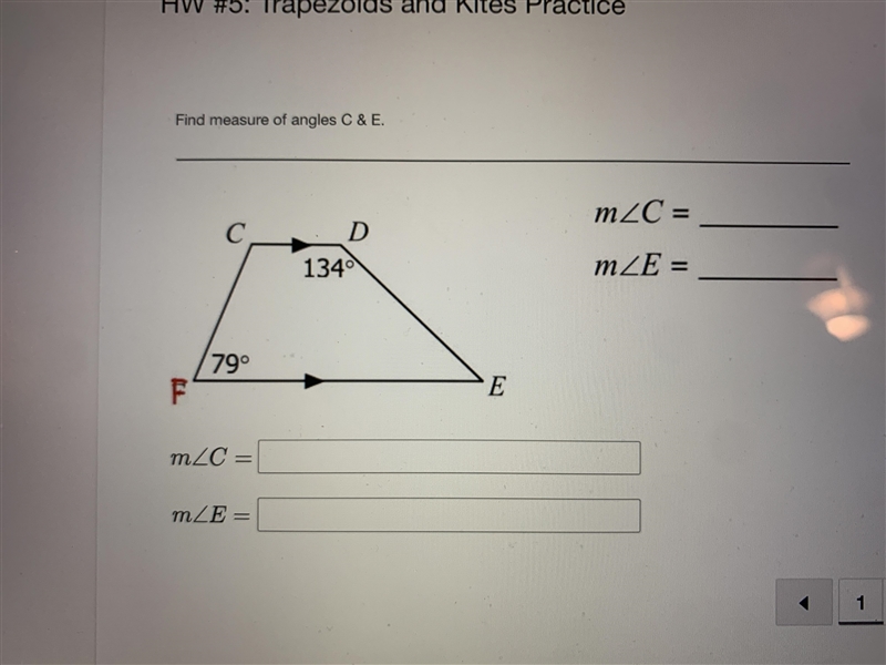 Trapezoids and kites hw please help, answers and explanations/tips are greatly appreciated-example-2