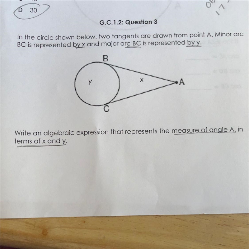 Write an algebraic expression-example-1