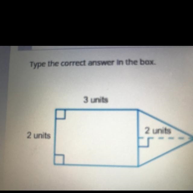 The area of the figure is square units?-example-1