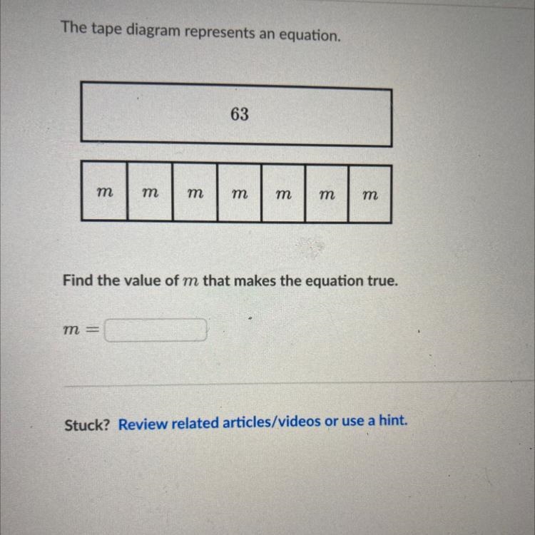 The m m т m m Find the value of m that ma-example-1