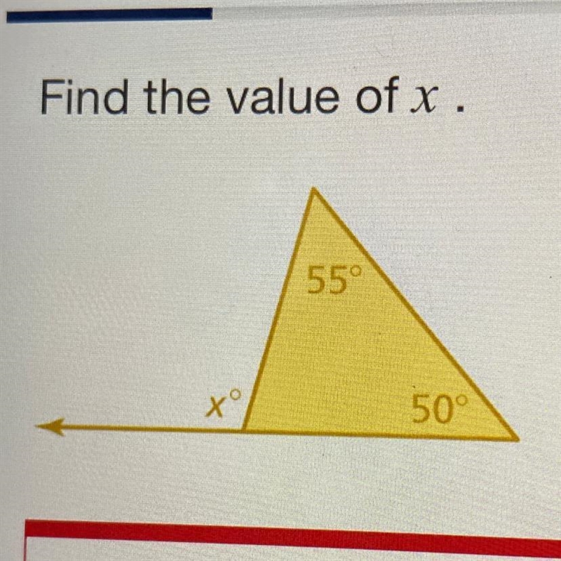 Find the value of x . WILL GIVE 100 POINTS!-example-1