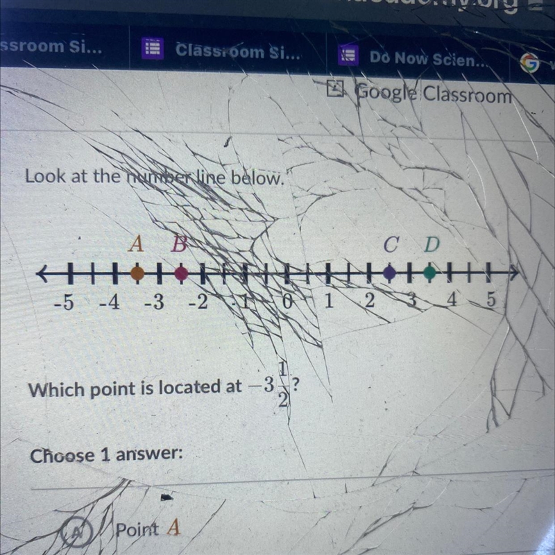 Which point is located at -3 1/2-example-1