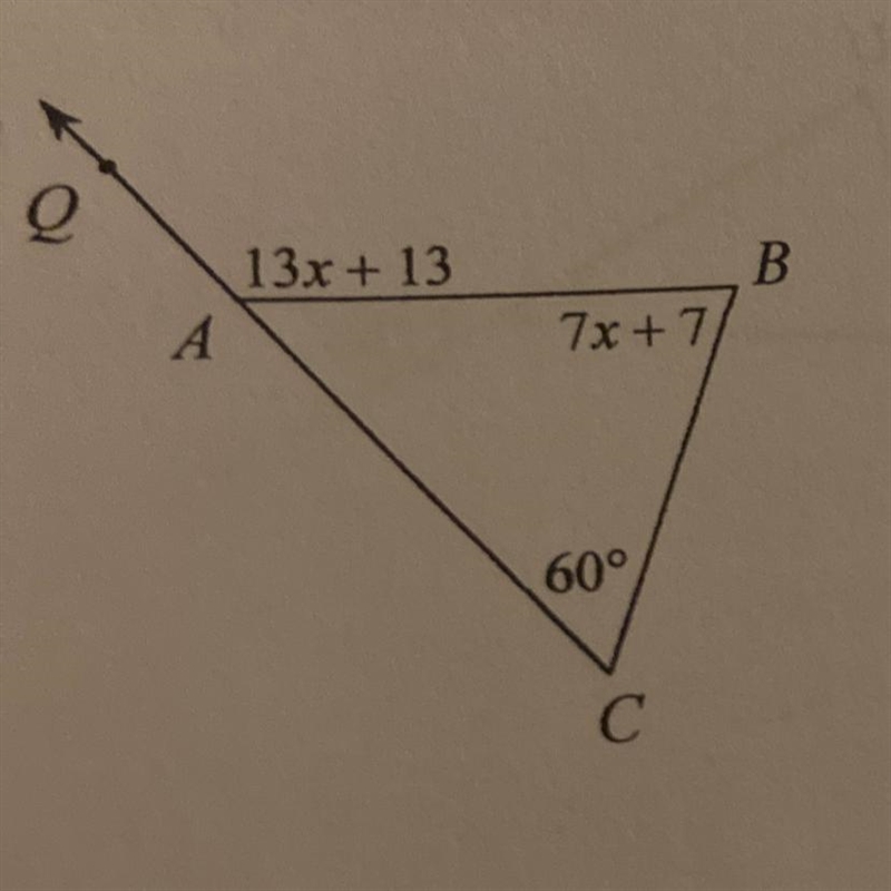 О A 13x + 13 7x+7 60° с B-example-1