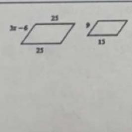 The two polygons are similar . Solve for x-example-1