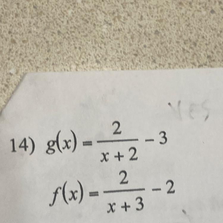 State if the given functions are inverse? Show work-example-1