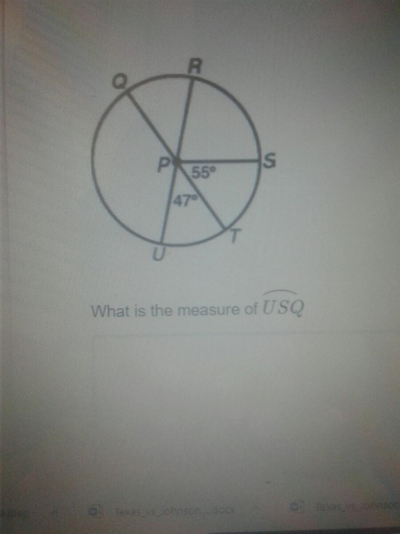 What is the measure of USQ⌢-example-1