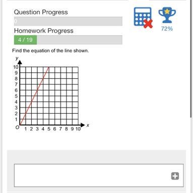 Find the equation of the line shown-example-1