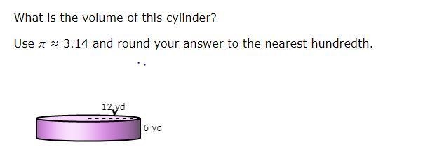 What is the volume of this cylinder? Use ​ ≈ 3.14 and round your answer to the nearest-example-1