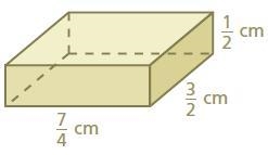 Find the volume of the prism. The volume is _ cubic centimeters.-example-1