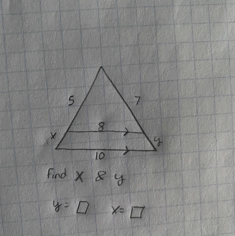 Find x and y please 10 points-example-1