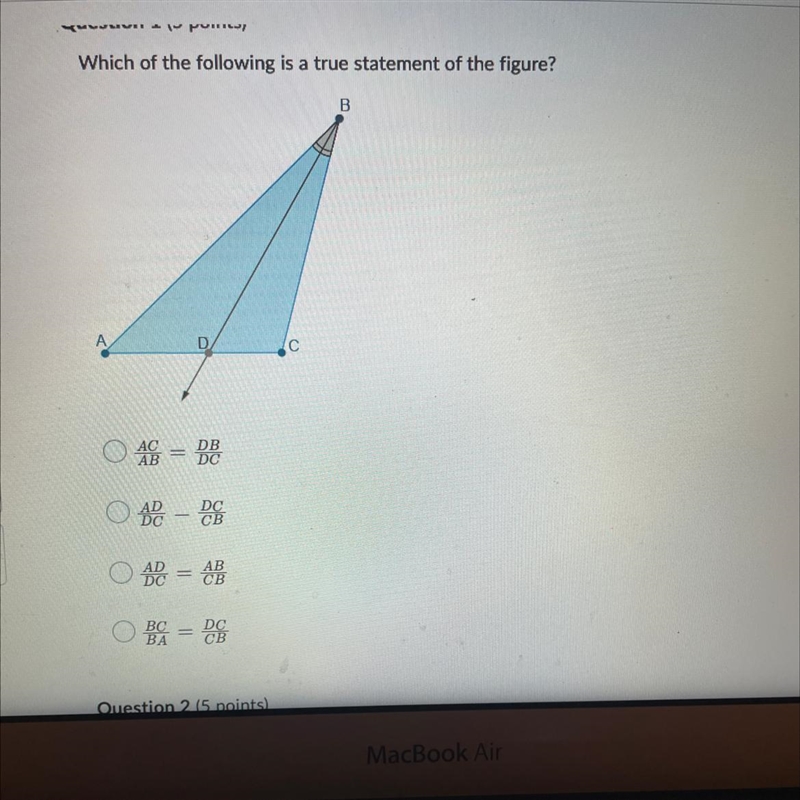 Help!! Which of the following is a true statement of the figure ?-example-1