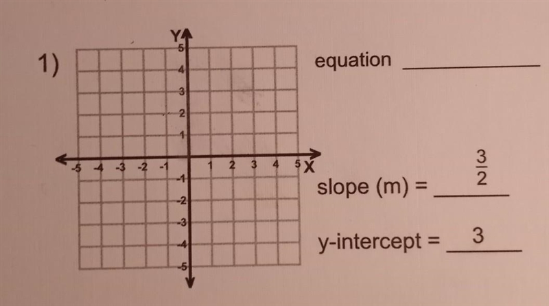 Sketch each line and write the equation Can someone help me with this?​-example-1