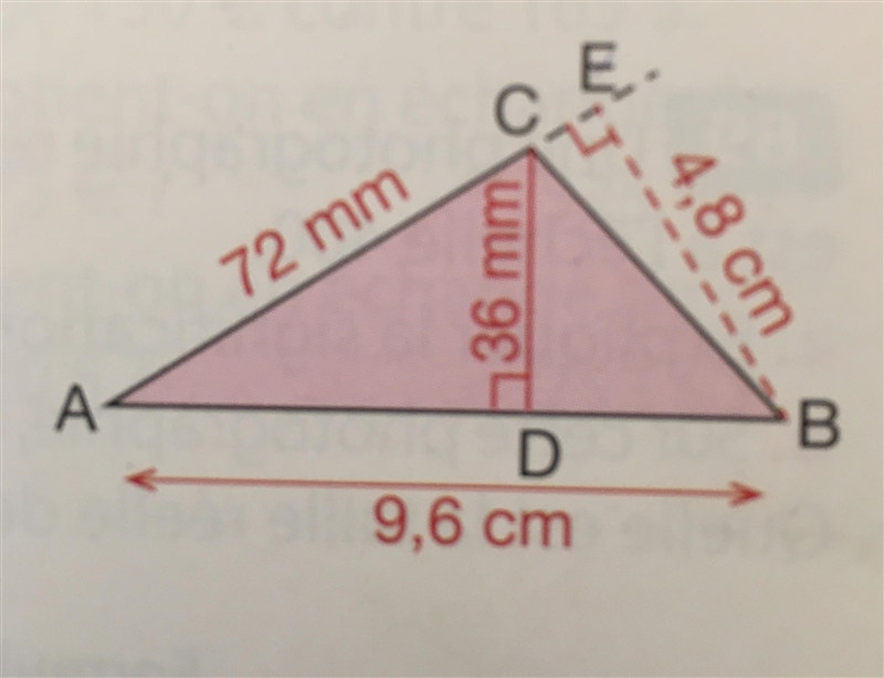 (screenshot included) I need to find TWO ways to get the area of the ABC triangle-example-1