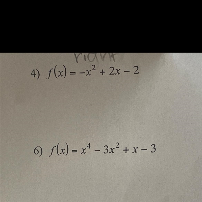 Describe the end behavior of each function-example-1