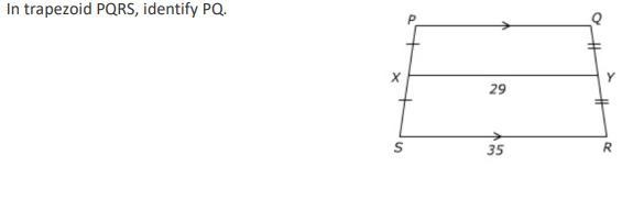 In trapezoid PQRS, identify PQ.-example-1