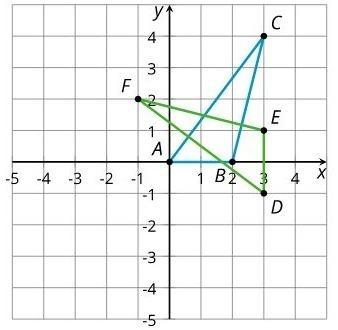 Prove triangle ABC is congruent to triangle DEF.-example-1