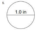 Calculate the area and circumference of the circle and show work-example-1