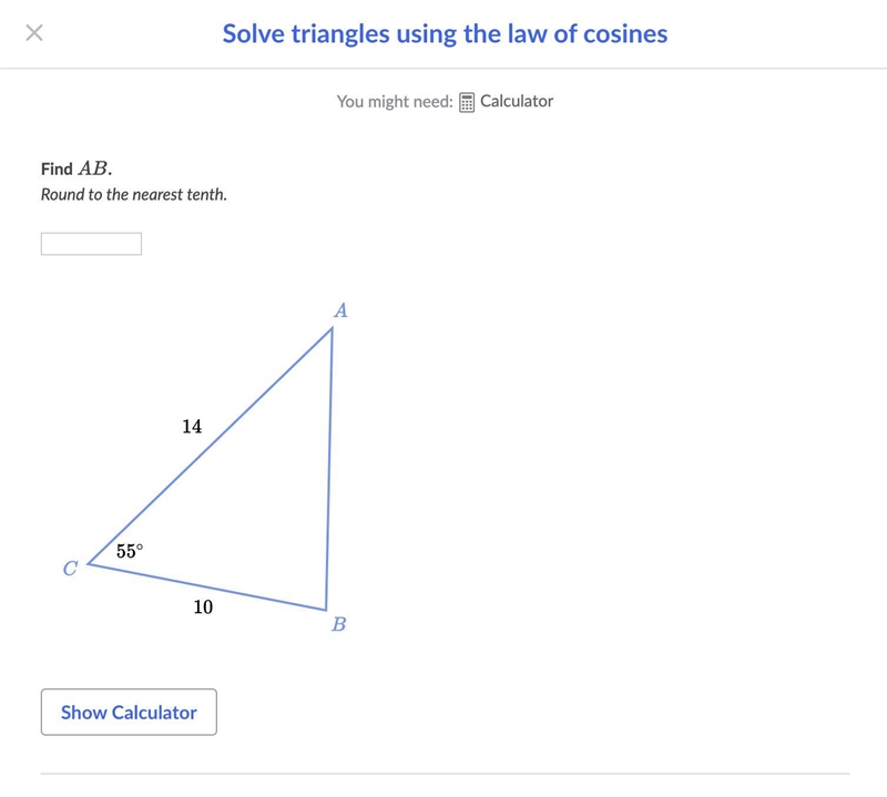 PLEASE HELP Find AB,. Round to the nearest tenth.-example-1