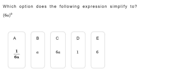 Which option does the expression simplify to? please help-example-1